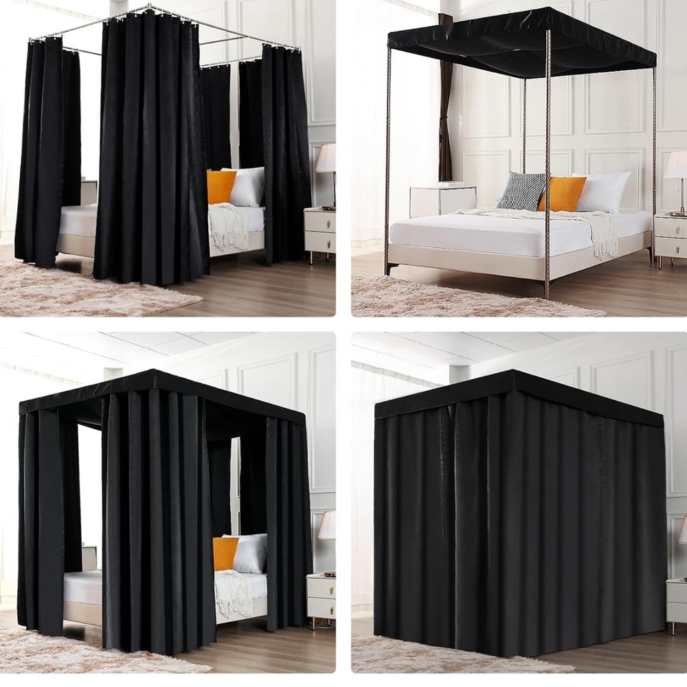 Canopy bed covering